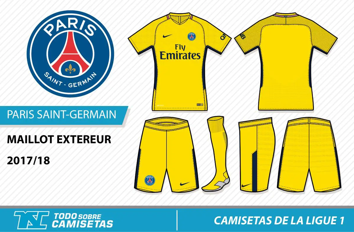 Ligue 1 sur RS Pinterest: Camisetas de la Ligue 1 2017-18 – Todo Sobre Camisetas