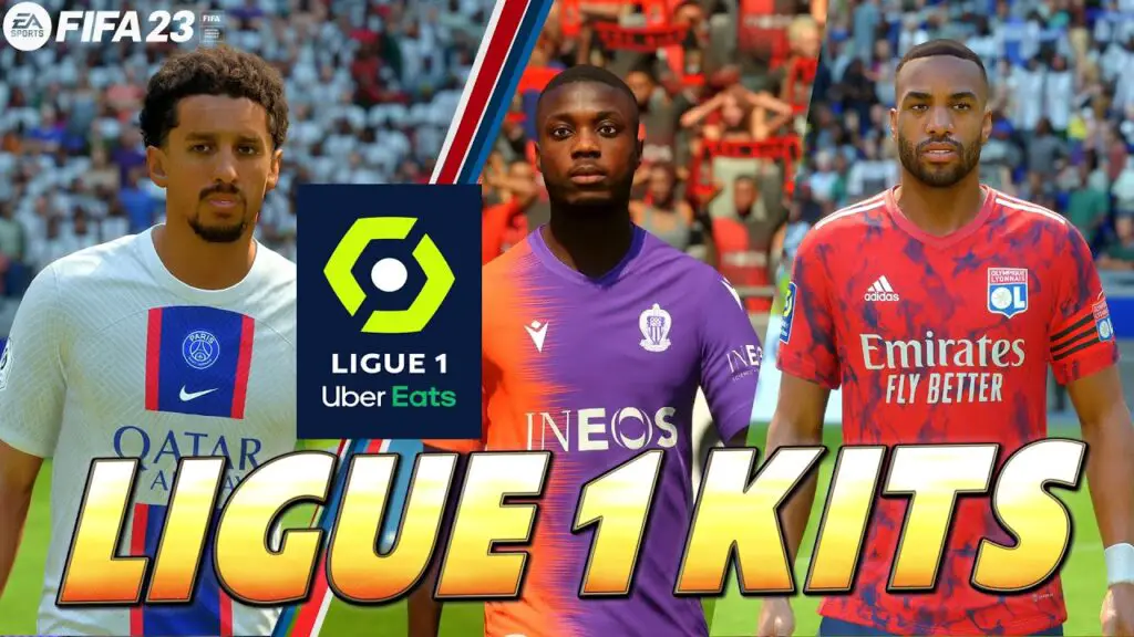 YouTube:  FIFA 23 |  Classements et maillots de Ligue 1 – Ligue 2