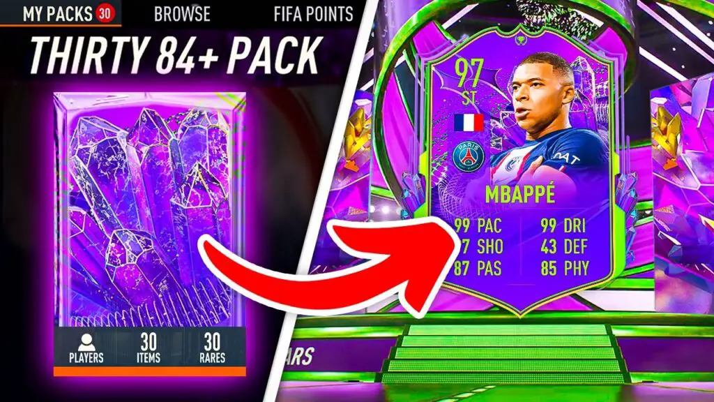 YouTube:  40x 84+ x30 PACKS & TOTS JOUEURS CHOIX !  😳 FIFA 23 Ultimate Team