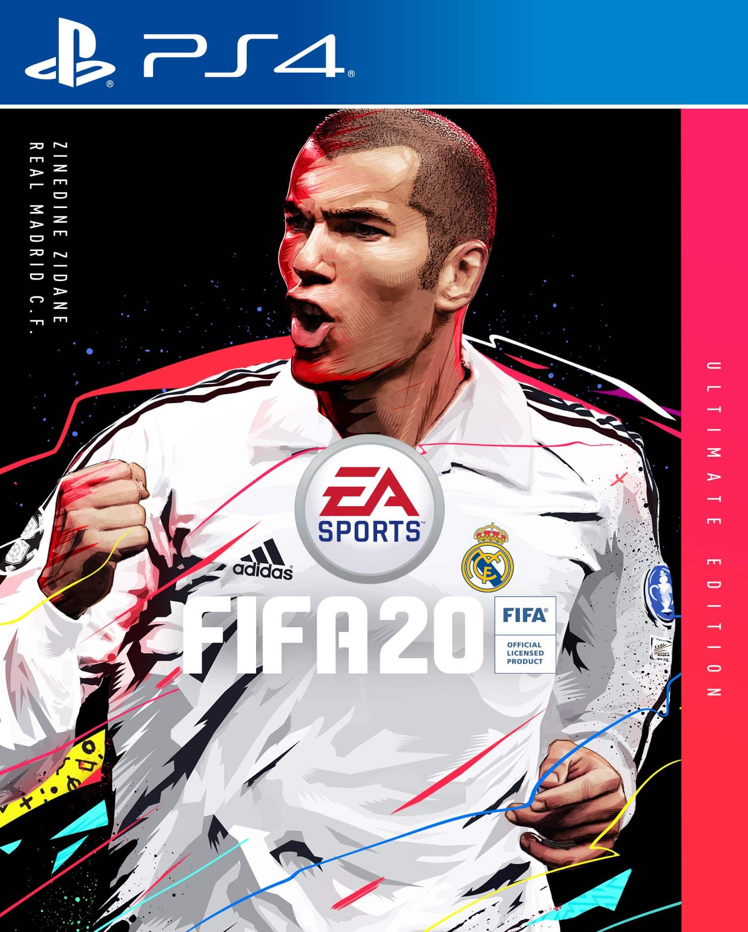 Fifa FIFA 20 onthult Zidane als FUT ICON & Ultimate Edition Cover Star|Pinterest