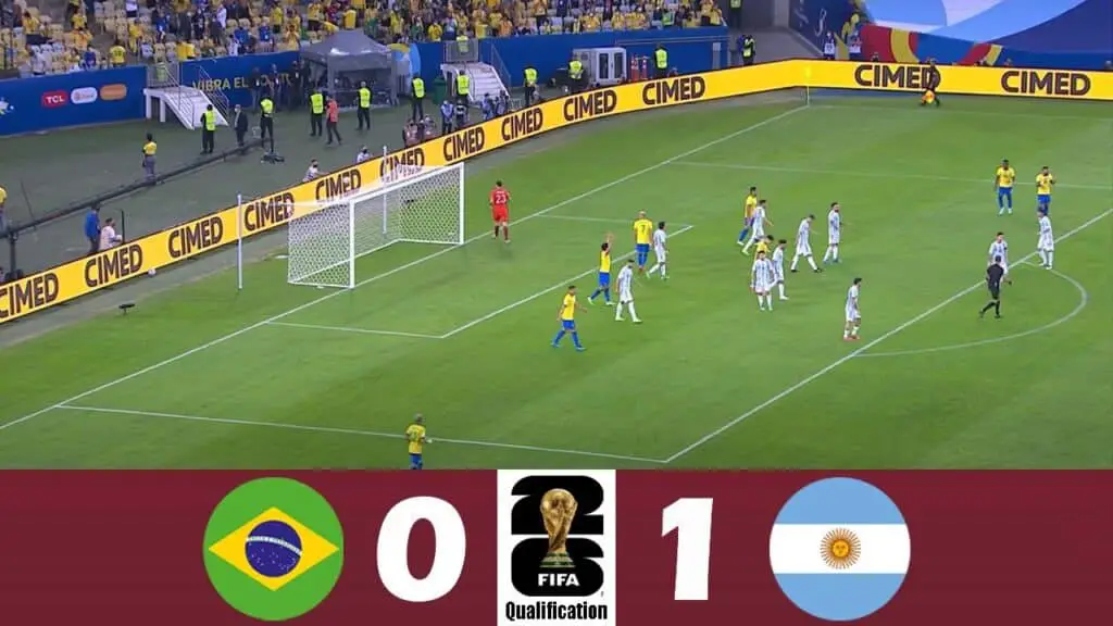 YouTube:  Brésil contre Argentine 0-1 |  Qualifications pour la Coupe du Monde 2023 |  Faits saillants du match